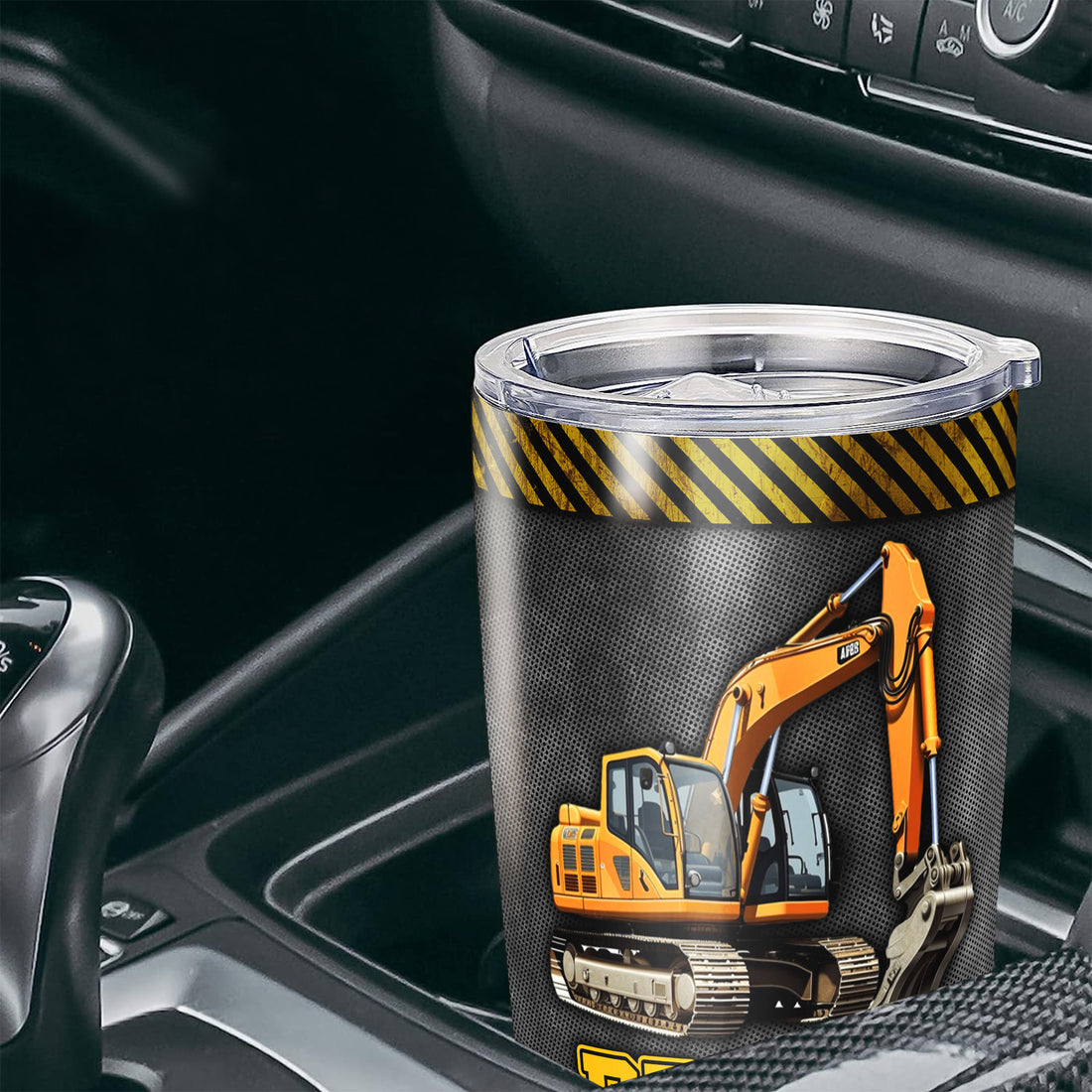 Personalized Heavy Equipment Operator Tumbler with Lid 20oz 30oz Travel coffee Mug Insulated Cup Gifts for Men Dad Birthday Fathers Mothers Day