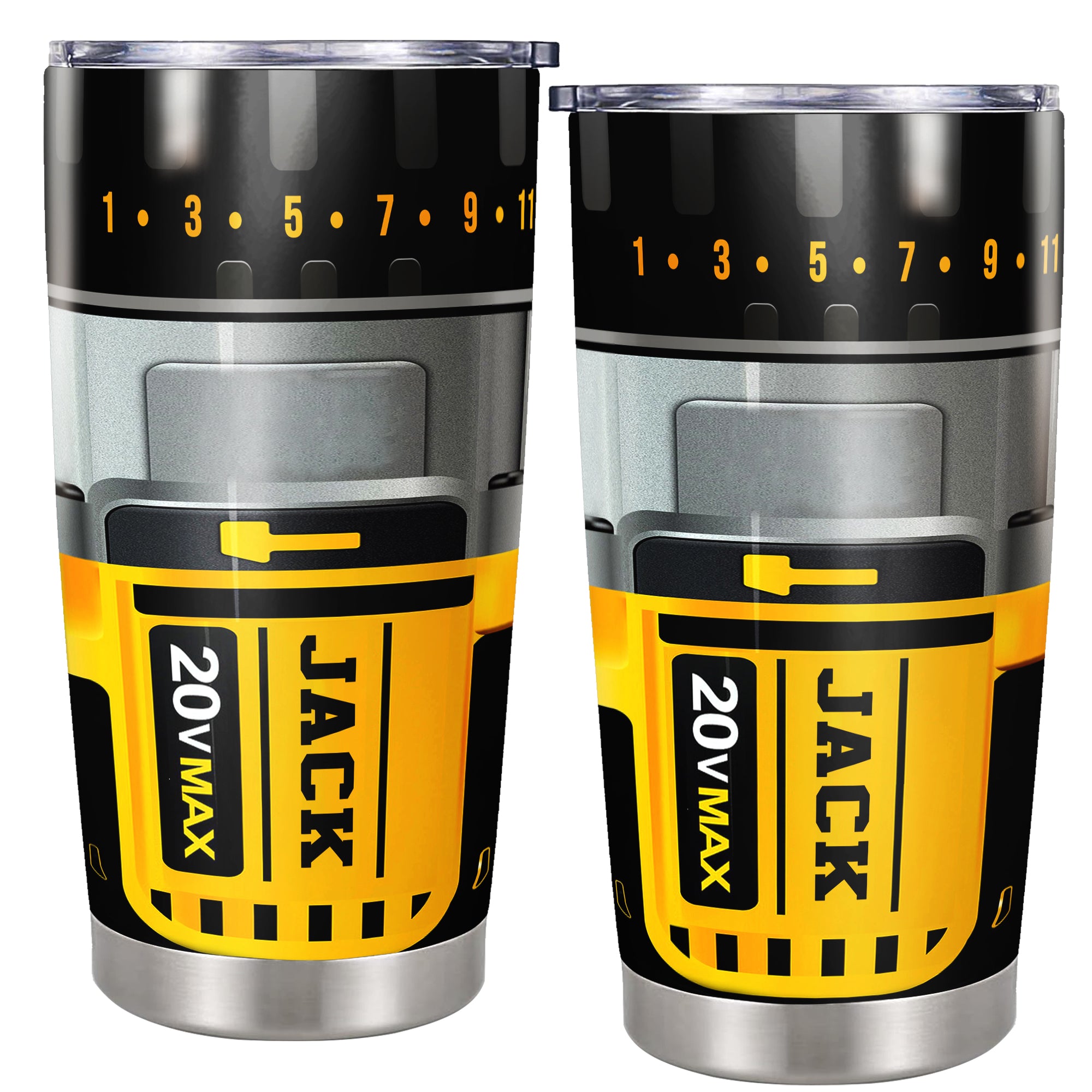 Personalized Power Tool Tumbler Travel Coffee Mug Insulated Cup with L –  Dorric